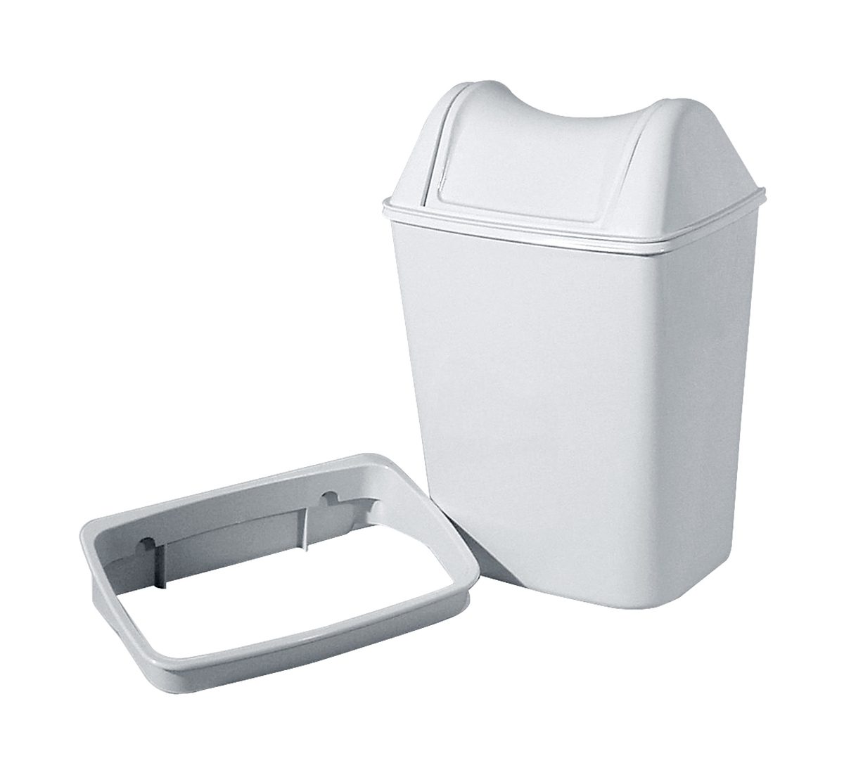 Abfalleimer 8L weiss