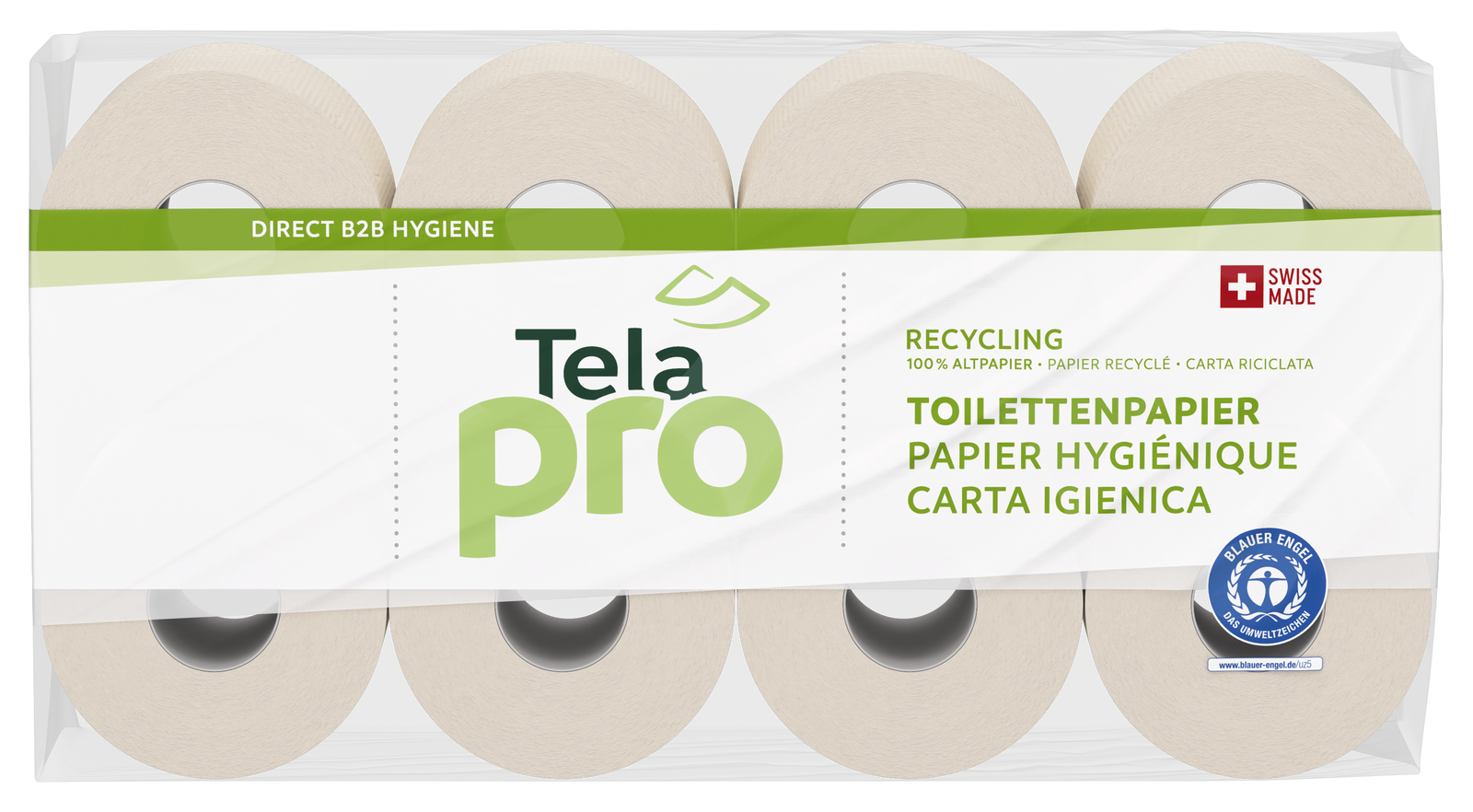 Toilettenpapier Tela pro Recycling 3-lg 250 Blatt