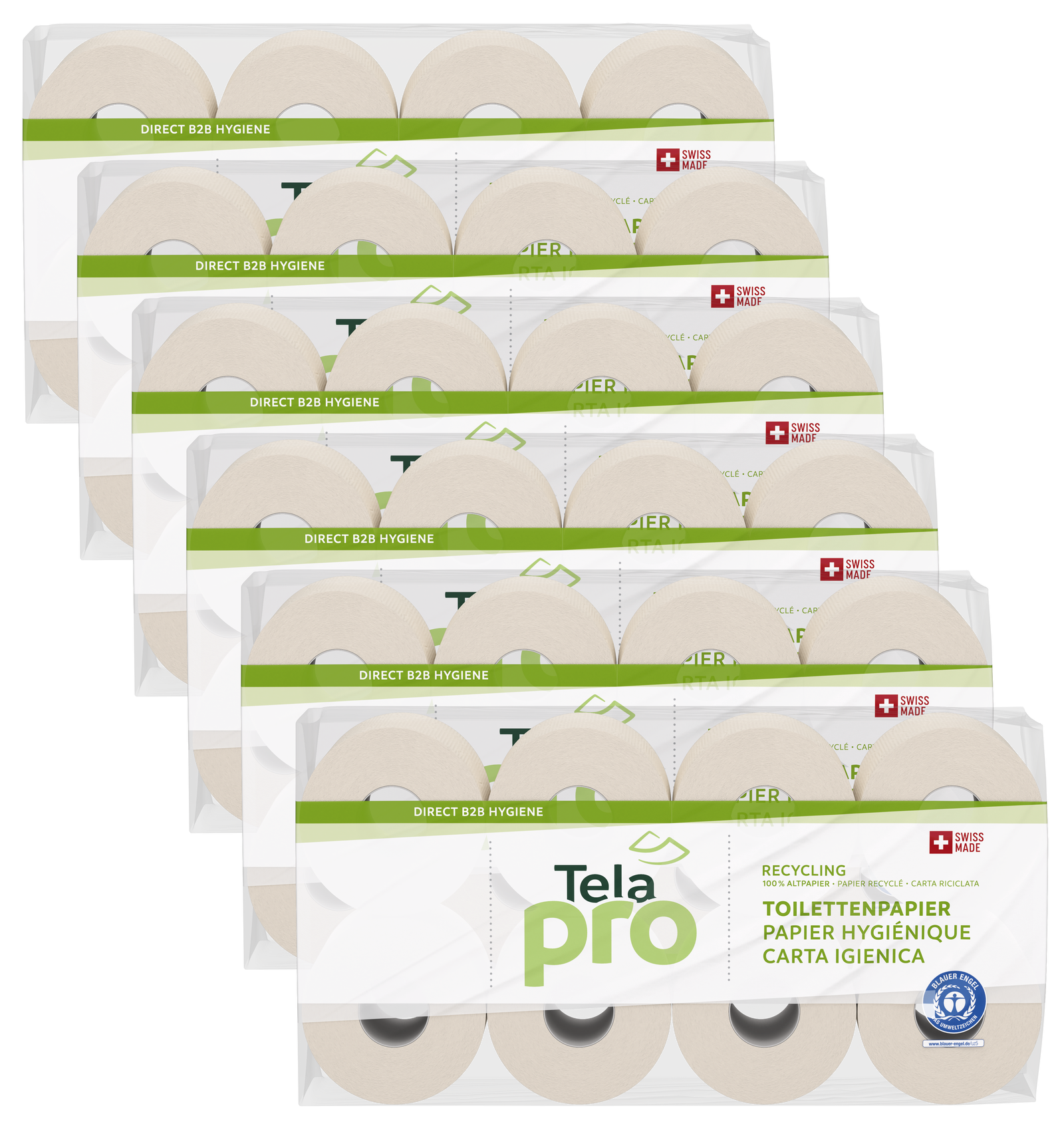 Toilettenpapier Tela pro Recycling 3-lg 250 Blatt