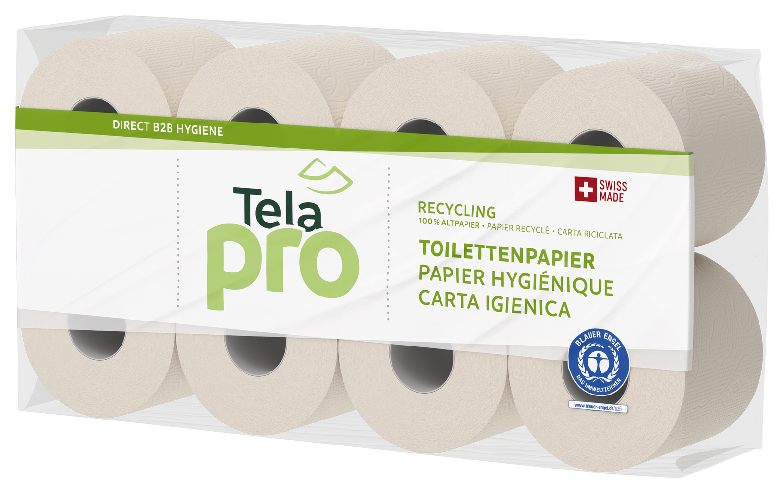Toilettenpapier Tela pro Recycling 3-lg 250 Blatt