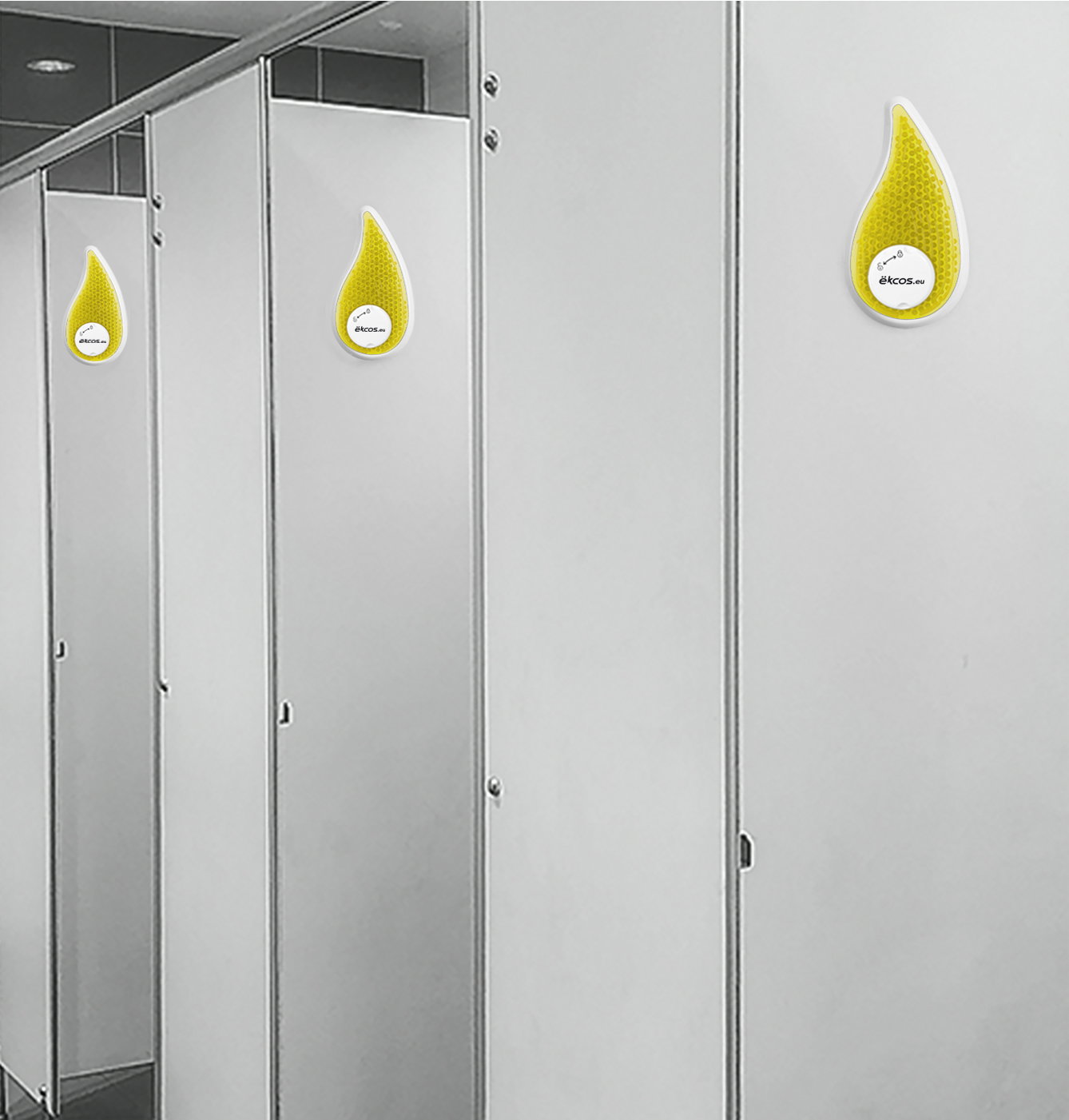 Lufterfrischer fresh drop, yellow / citrus